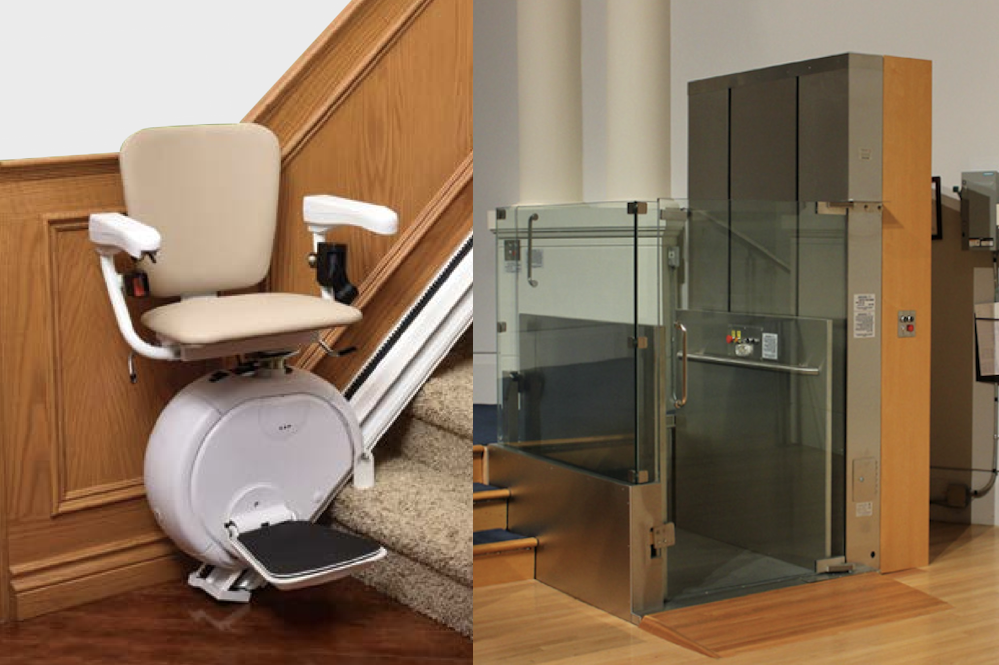 Residential chairlifts and stairlifts