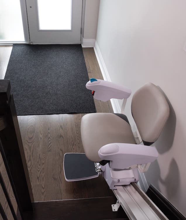 Low profile stairlift